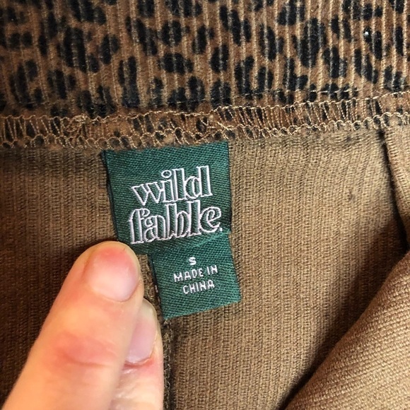 High Waisted Leopard-Print Skirt - Wild Fable - Picture 8 of 8